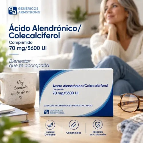 Ácido Alendrónico/Colecalciferol 70 mg/5600 UI