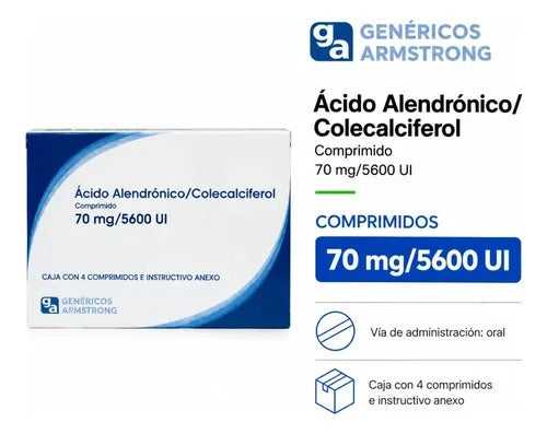Ácido Alendrónico/Colecalciferol 70 mg/5600 UI