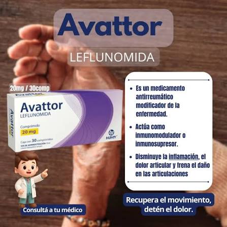 Avattor Leflunomida 20 mg