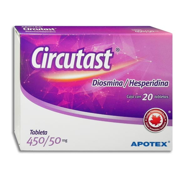Circutast 450/50 mg, 20 Tabletas