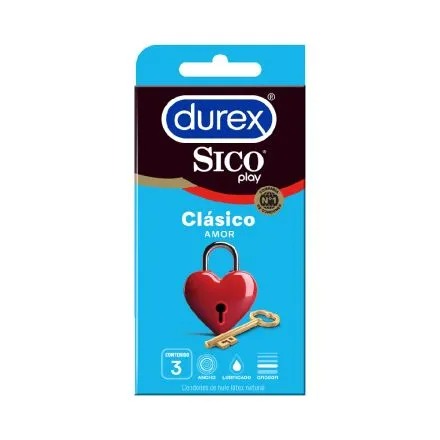 Condones Durex Sico Play Clásico