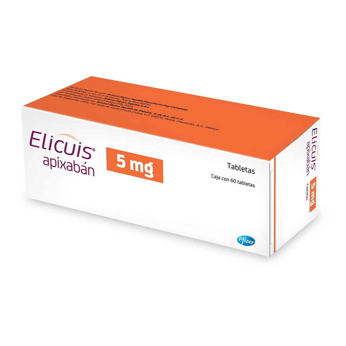 Elicuis Apixabán 5 mg