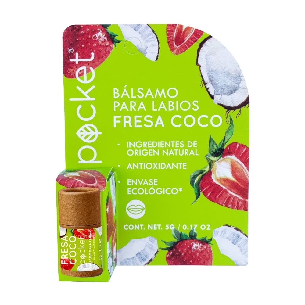 Bálsamo para Labios Fresa Coco 5 g