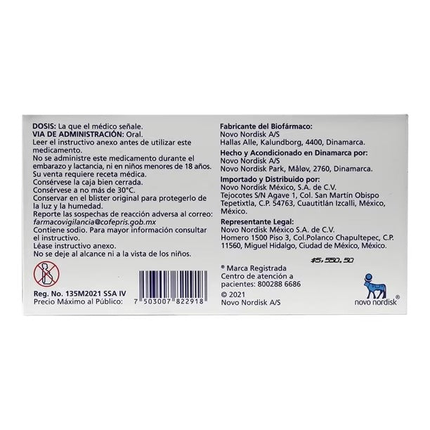 Rybelsus Semaglutida 14 mg