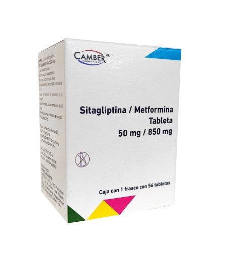 Sitagliptina/Metformina 50 mg/850 mg