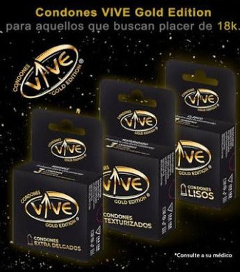 Condones Vive Gold Edition
